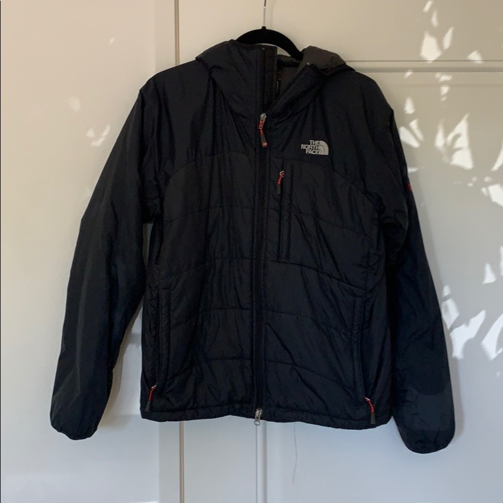 North Face hooded down-alternative jacket